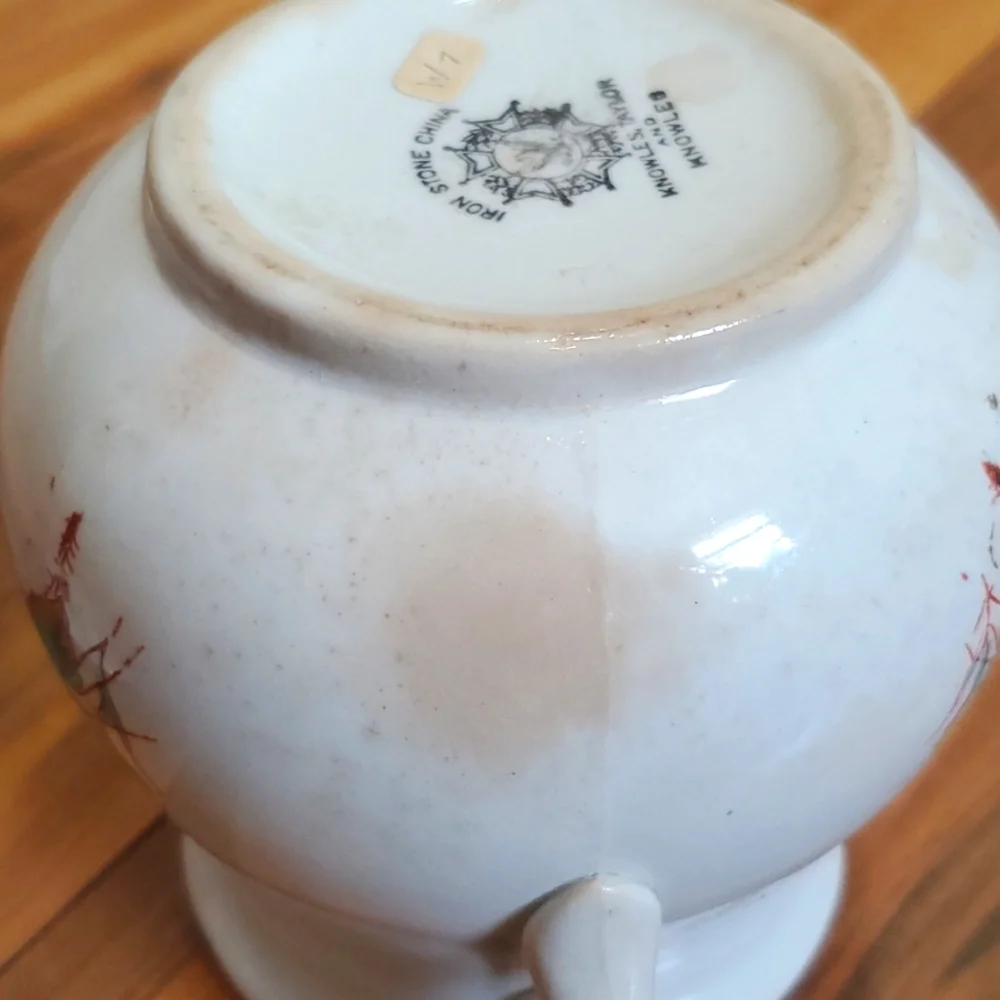 Iron Stone Knowles, Taylor And Knowles Jar With Lid - Picture 7 of 9